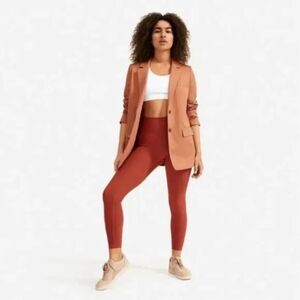 Everlane Perform Ankle Leggings Sz Large Brandy Rose